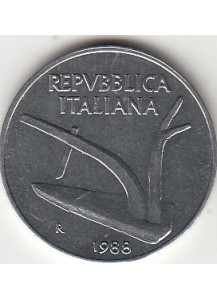 1988 Lire 10 Spiga Fior di Conio Italia
